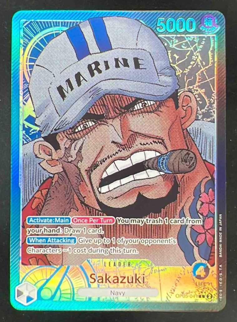 2023 One Piece Awakening of the New Era EN #OP05-041 Sakazuki Alternate Art