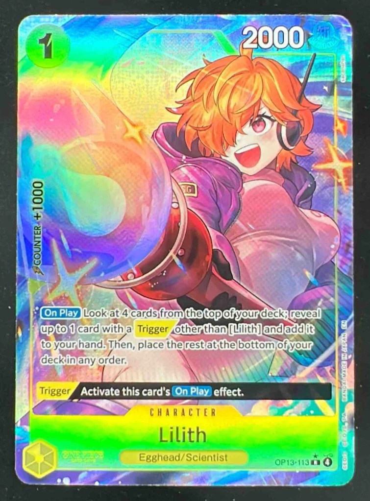 2025 One Piece OP13 EN #113 Lilith Alternate Art