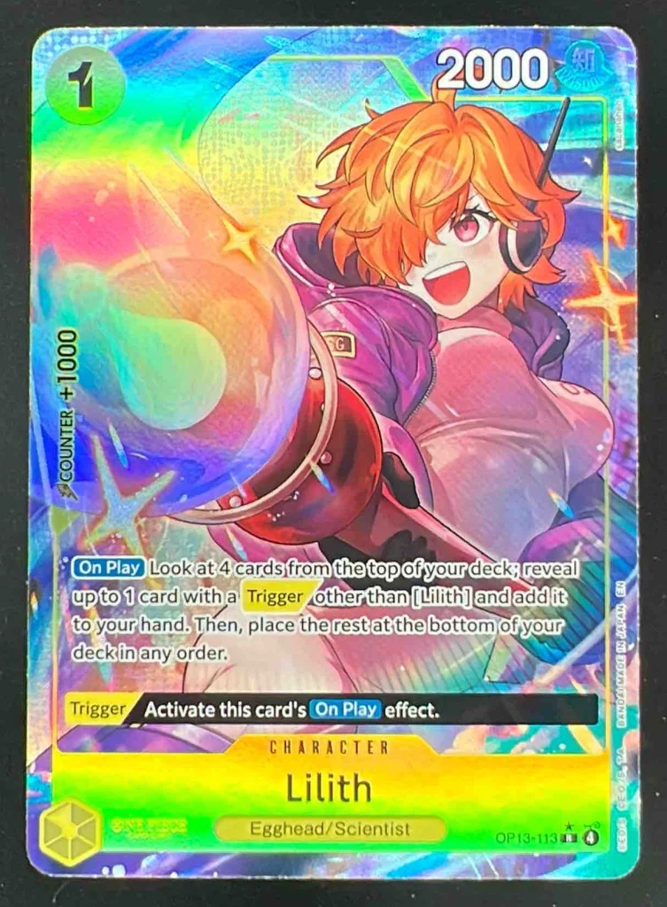 2025 One Piece OP13 EN #113 Lilith Alternate Art