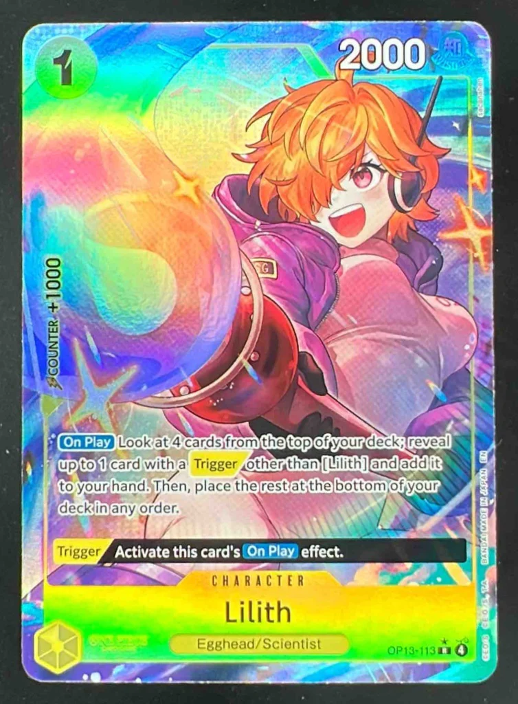 2025 One Piece OP13 EN #113 Lilith Alternate Art
