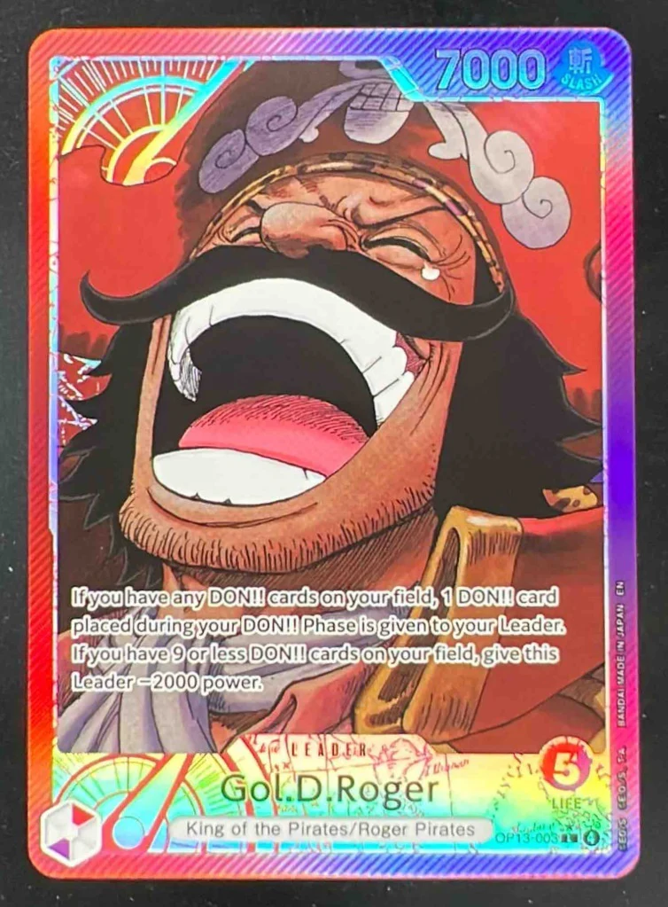 2025 One Piece OP13 EN #003 Gol D. Roger Alternate Art