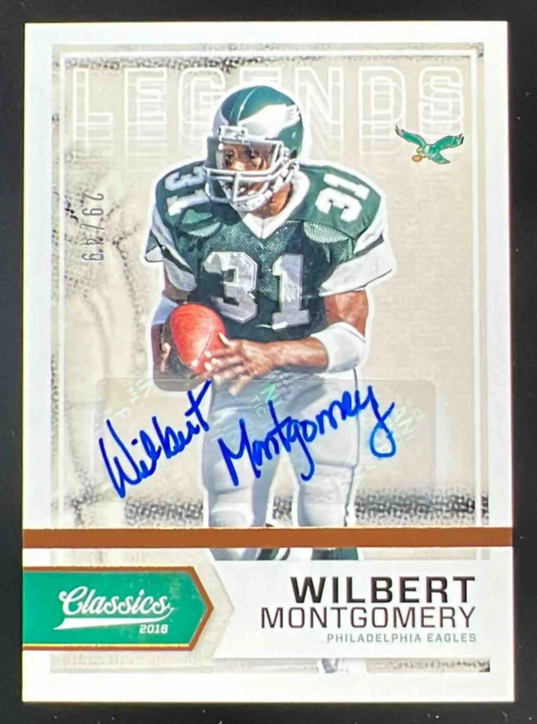 2016 Panini Classics Significant Signatures #185 Wilbert Montgomery Auto /99