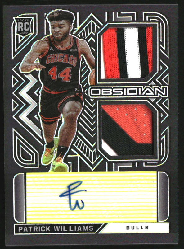 2020 Obsidian Rookie Jersey Ink Etch Yellow Patrick Williams RC Auto /10