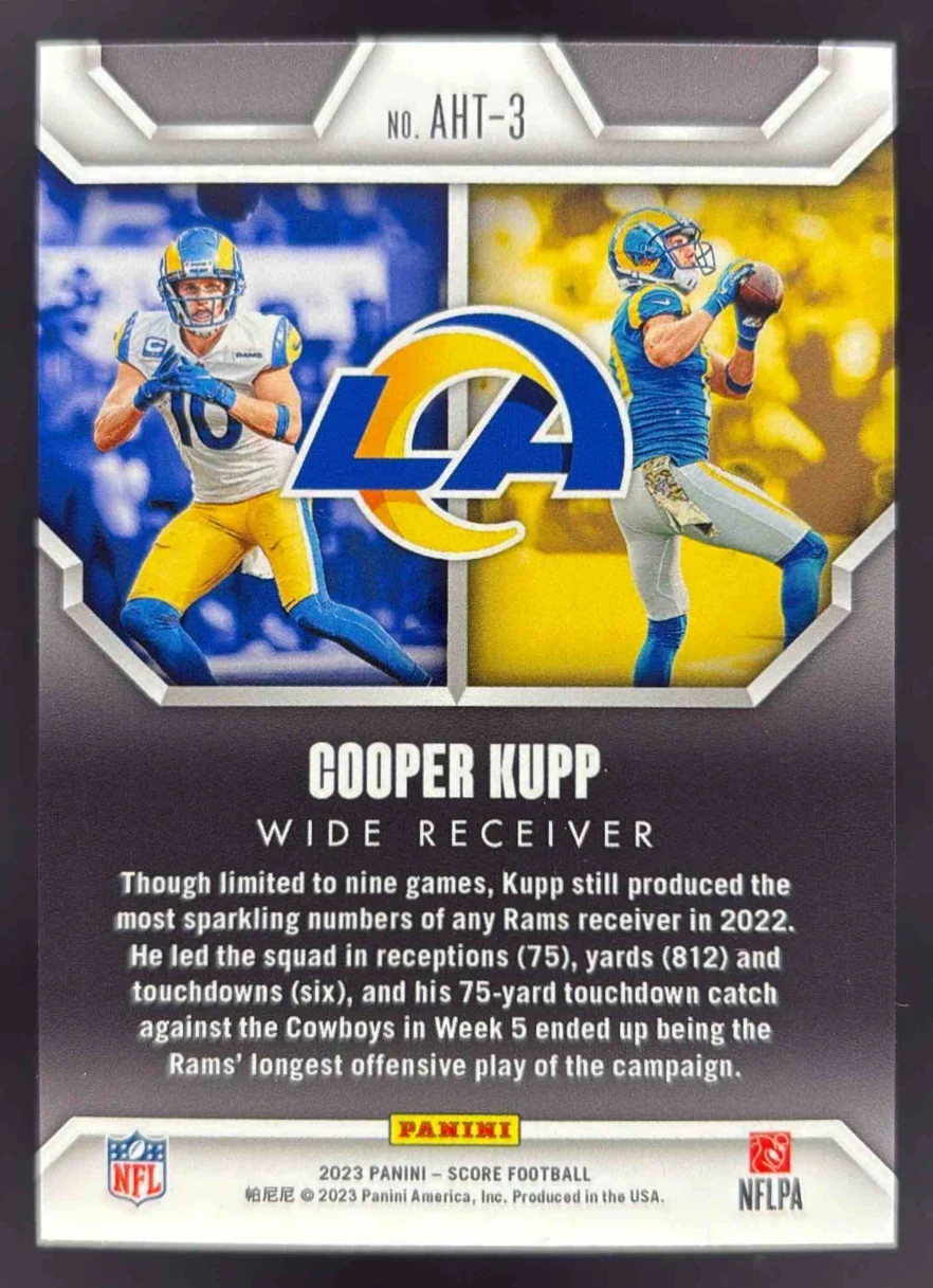 2023 Panini Score All Hands Team #AHT-3 Cooper Kupp - Image 2