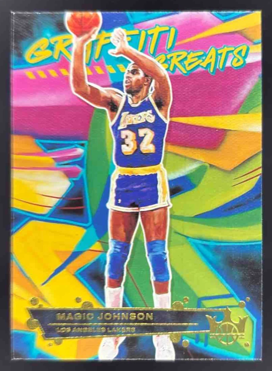2021-22 Panini Court Kings Graffiti Greats #24 Magic Johnson