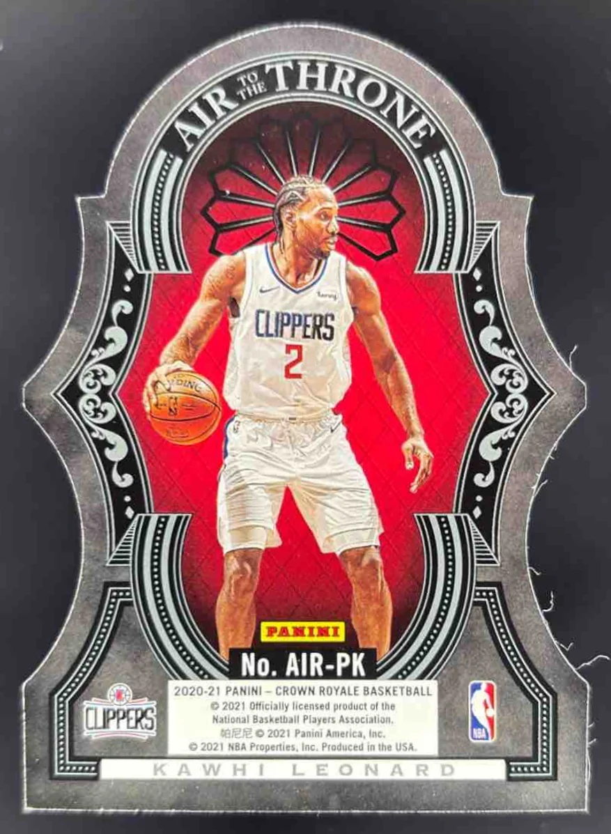 2020 Crown Royale Air to the Throne Asia Gold #PK Kawhi Leonard Patrick Williams - Image 2