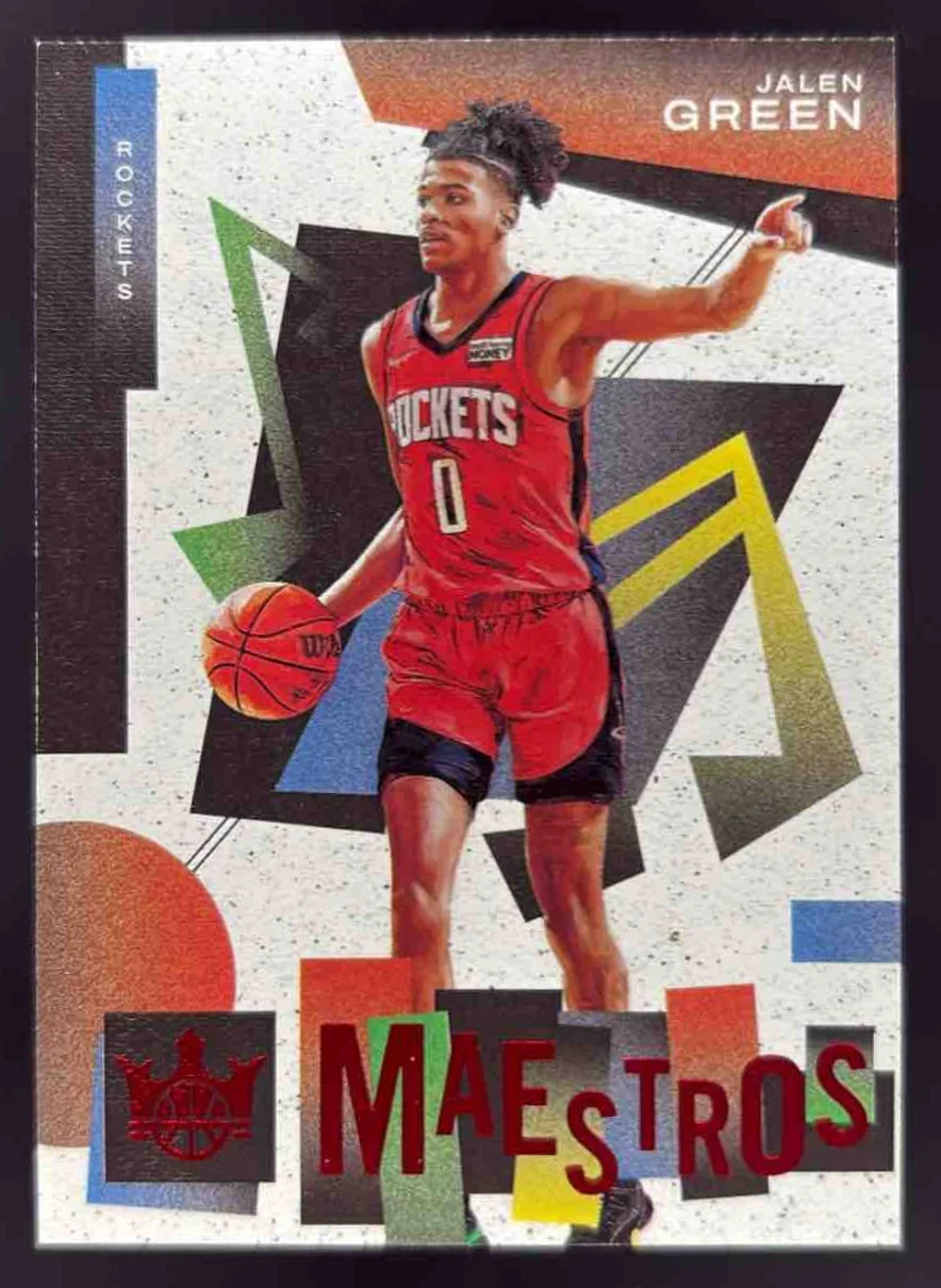 2021-22 Panini Court Kings Maestros Ruby #12 Jalen Green RC /149