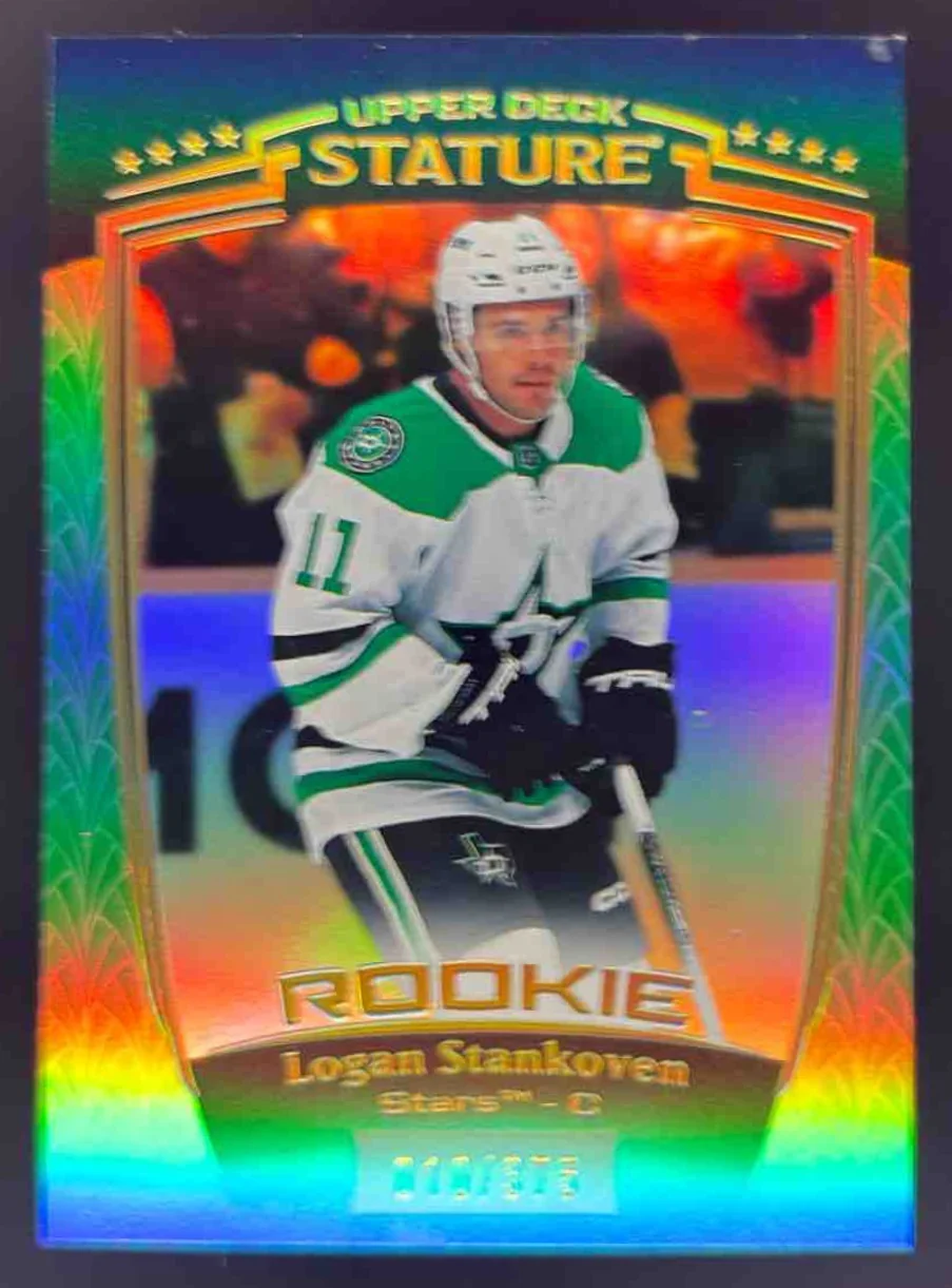 2024-25 Upper Deck Stature Green #36 Logan Stankoven RC /375