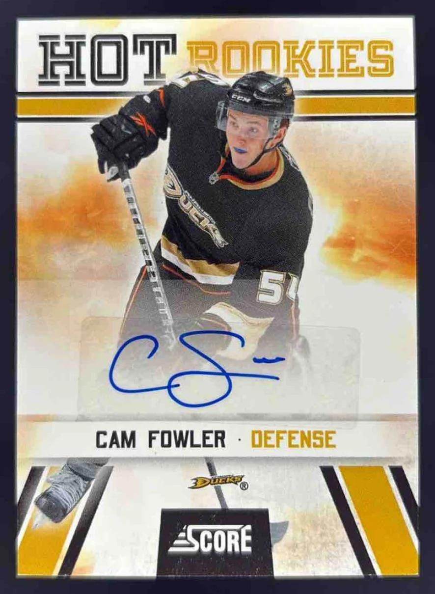 2010-11 Panini Score Signatures #551 Cam Fowler RC Auto