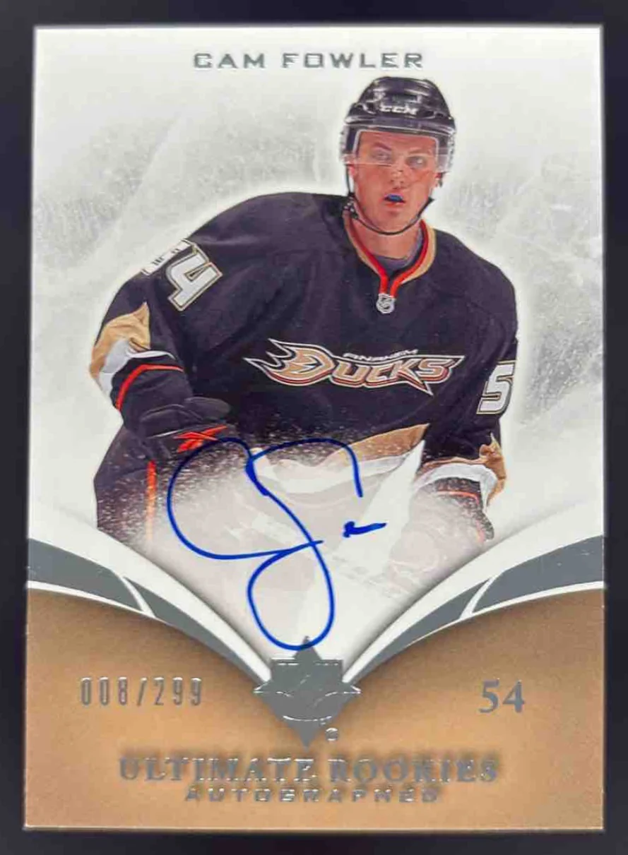 2010-11 Upper Deck Ultimate Collection #101 Cam Fowler Autograph RC Auto /299