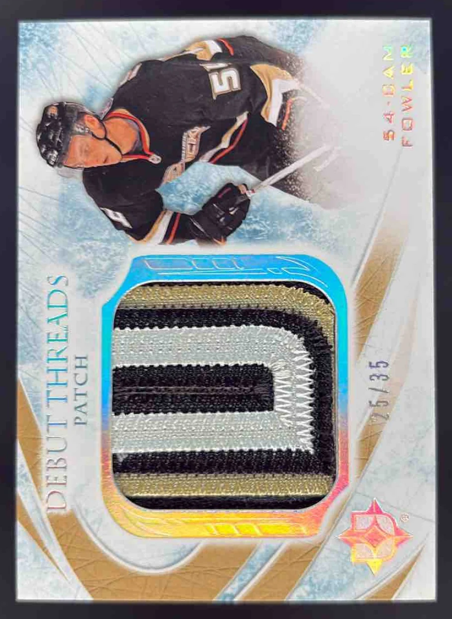 2010-11 Ultimate Collection Debut Threads Patches #DT-CF Cam Fowler RC /35