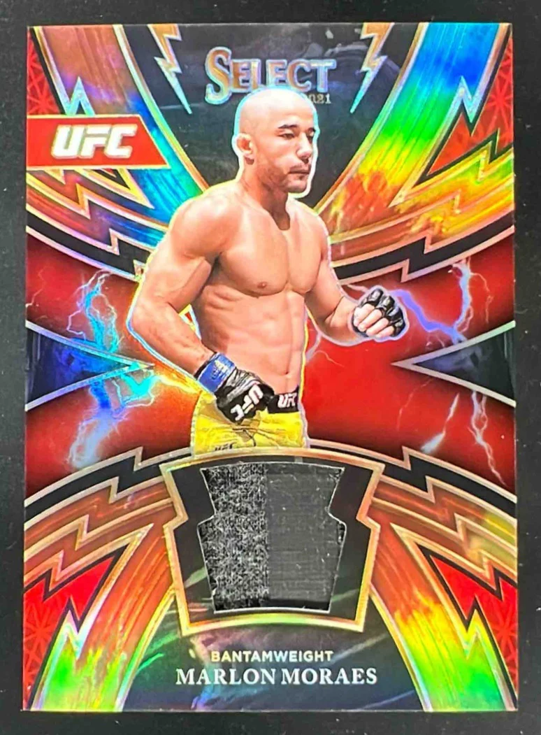 2021 Panini Select UFC Sparks Tie Dye Prizms #SP-MMR Marlon Moraes /25