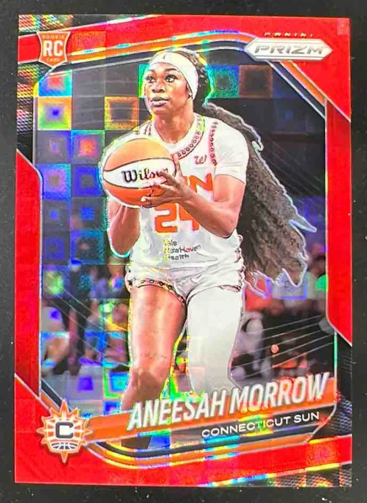 2025 Panini Prizm WNBA Red Pandora #79 Aneesah Morrow RC /199