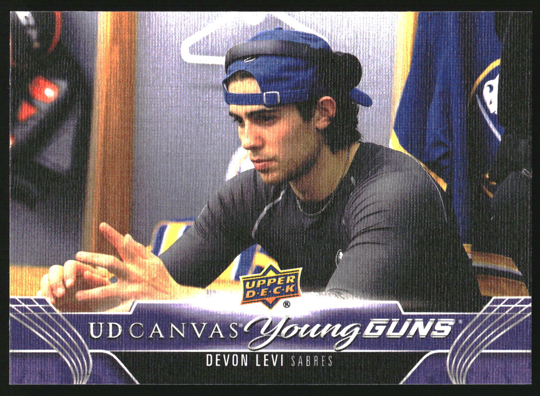 2023-24 Upper Deck UD Canvas #C228 Devon Levi Young Guns RC Rookie
