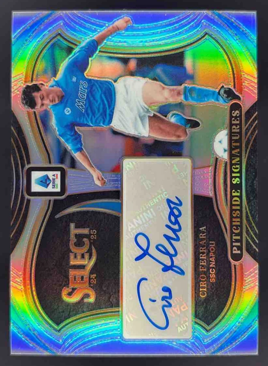 2024-25 Panini Select Serie A Pitchside Signatures #PS-CF Ciro Ferrara Auto