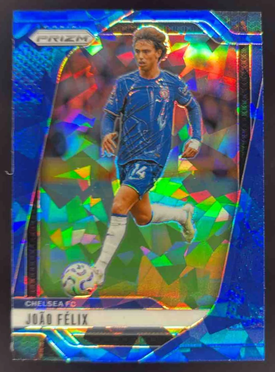 2024-25 Panini Prizm Premier League Blue Ice Prizm #97 Joao Felix /75