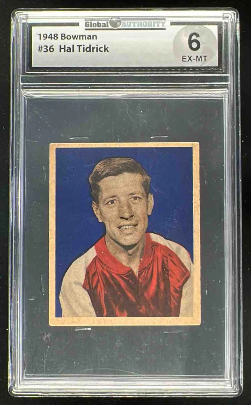 1948 Bowman #36 Hal Tidrick GAI 6
