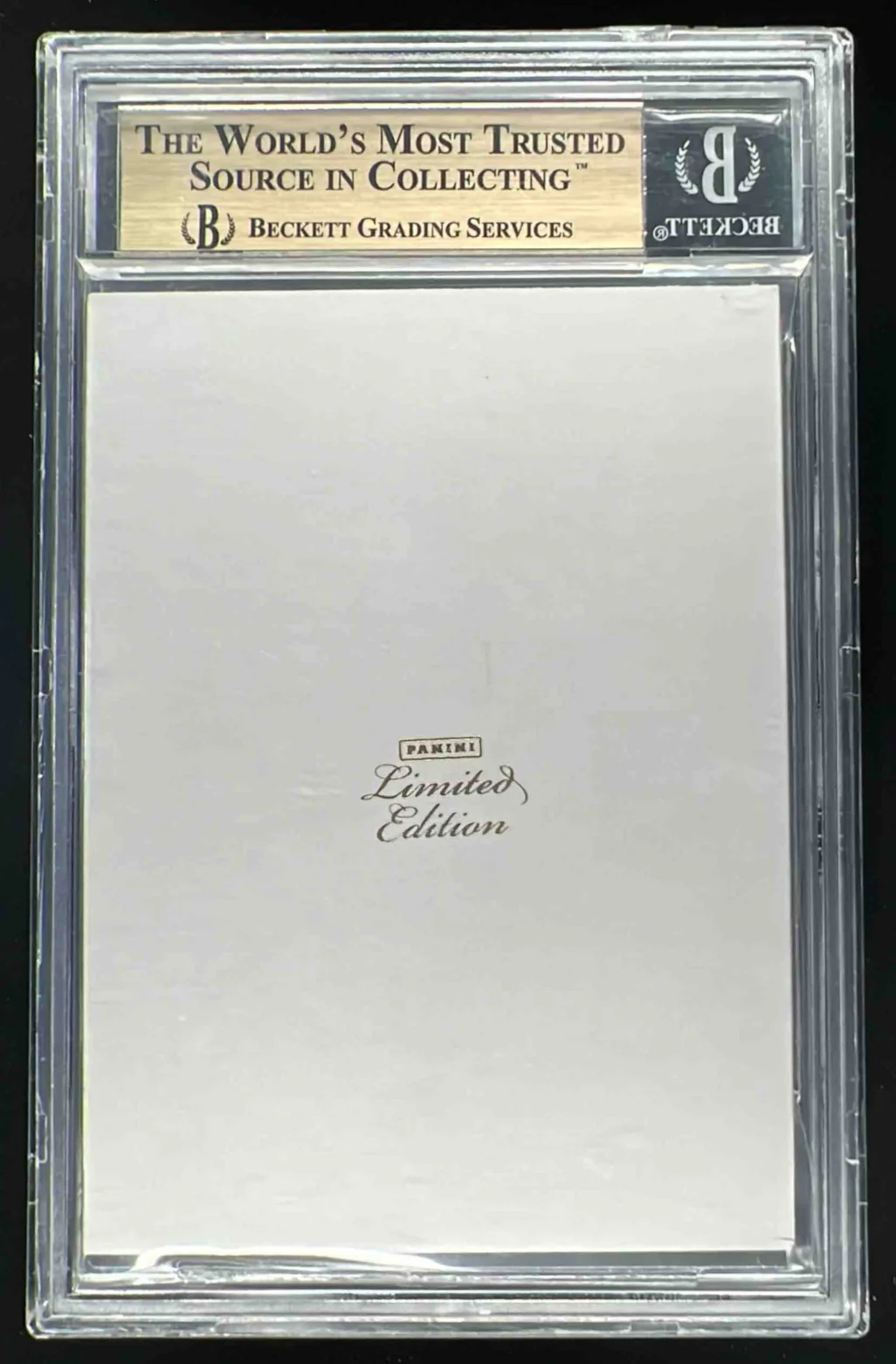 2018 Panini Industry Summit Panini Origins Black Auto Mitchell Trubisky 1/1 BGS - Image 2