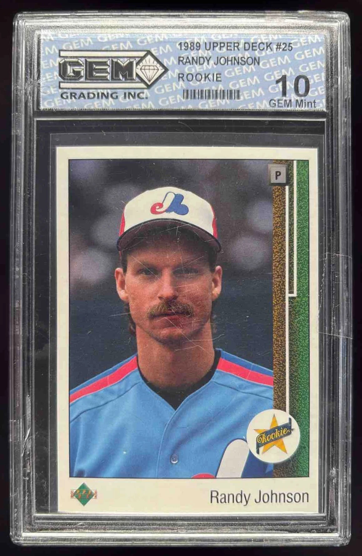1989 Upper Deck #25 Randy Johnson RC GEM 10