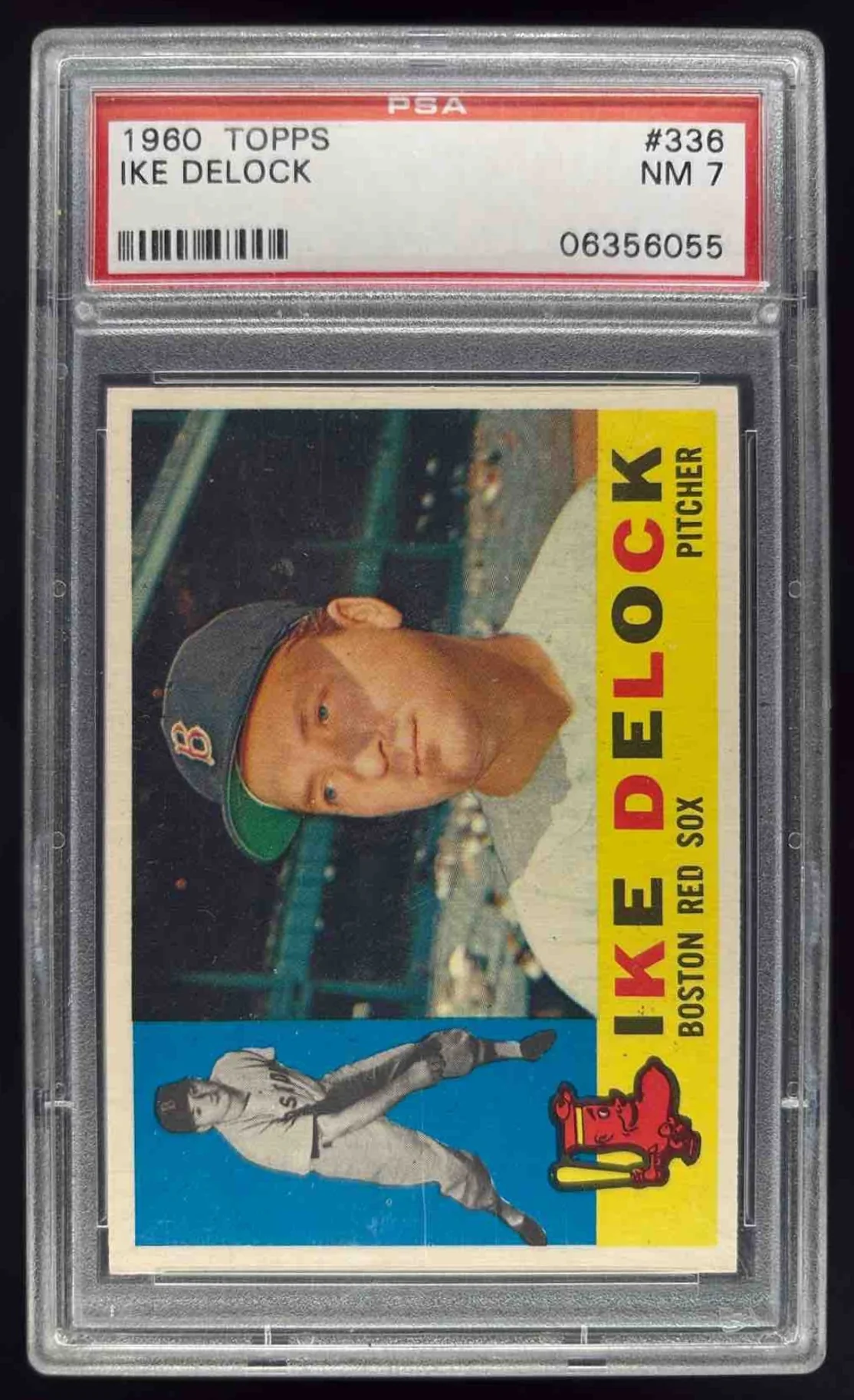 1960 Topps #336 Ike Delock PSA 7