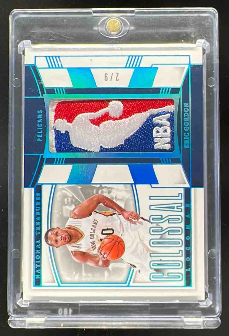 2024-25 Panini National Treasures Colossal Logoman #83 Eric Gordon /9