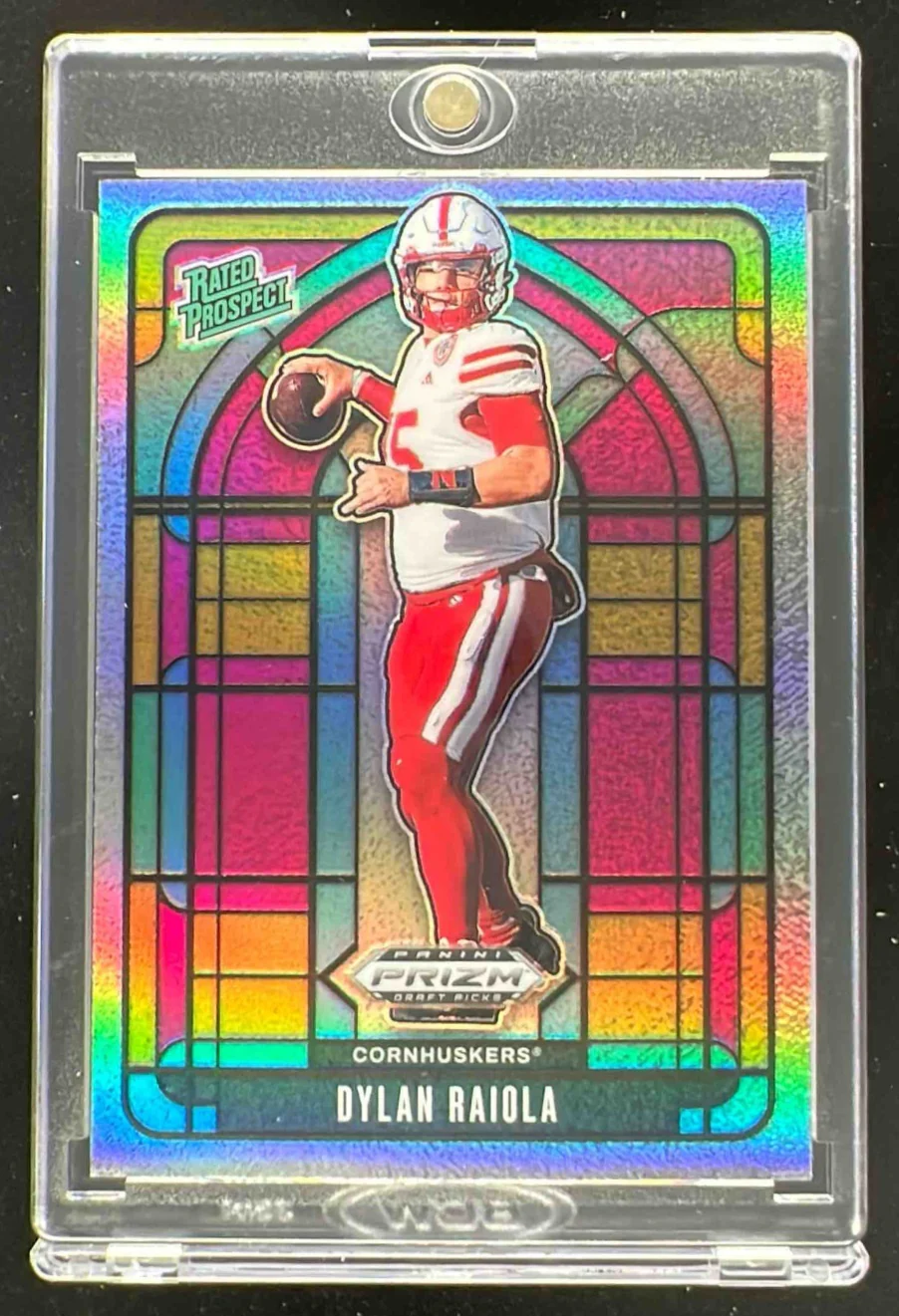 2025 Panini Prizm Draft Picks Stained Glass #8 Dylan Raiola