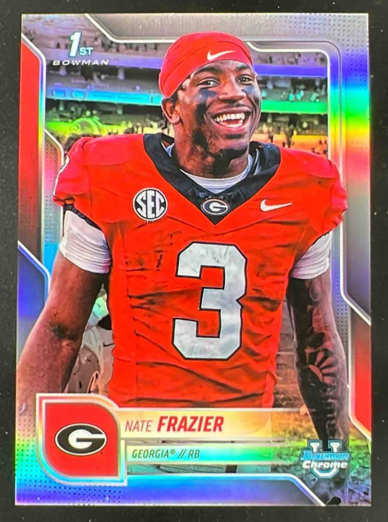 2025 Bowman Chrome University Short Print Image Variation #SP-18 Nate Frazier