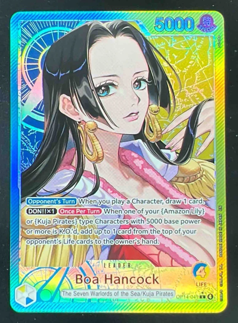 Boa Hancock - OP14-041 Alternate Art - The Azure Sea's Seven OP14