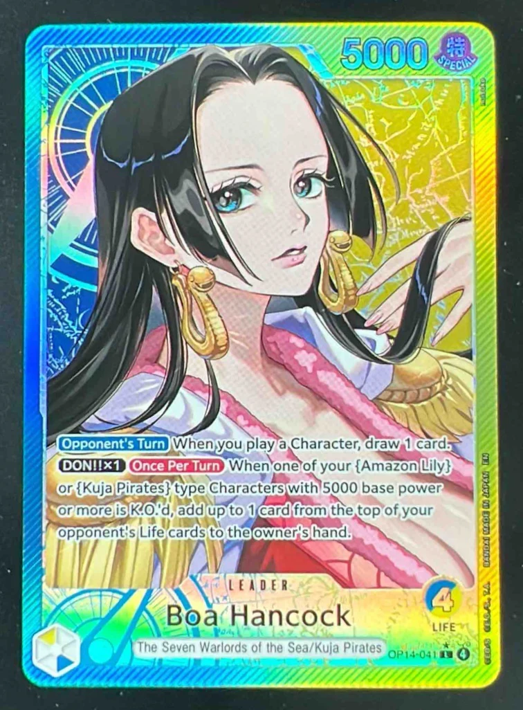 Boa Hancock - OP14-041 Alternate Art - The Azure Sea's Seven OP14
