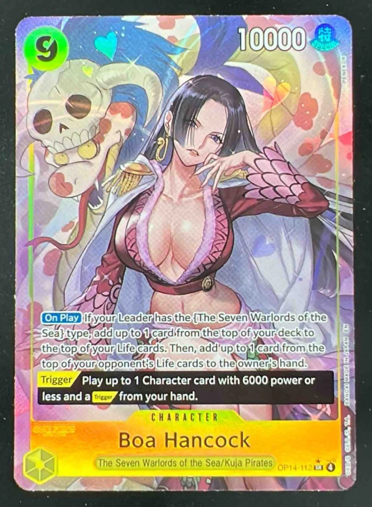Boa Hancock - OP14-112 Alternate Art - The Azure Sea's Seven OP14
