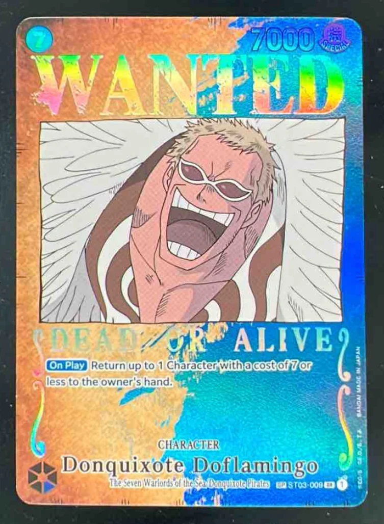 Donquixote Doflamingo Wanted Poster - Pillars of Strength OP03