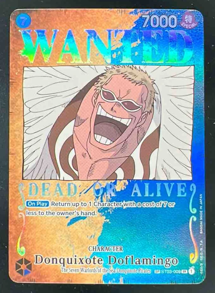 Donquixote Doflamingo Wanted Poster - Pillars of Strength OP03