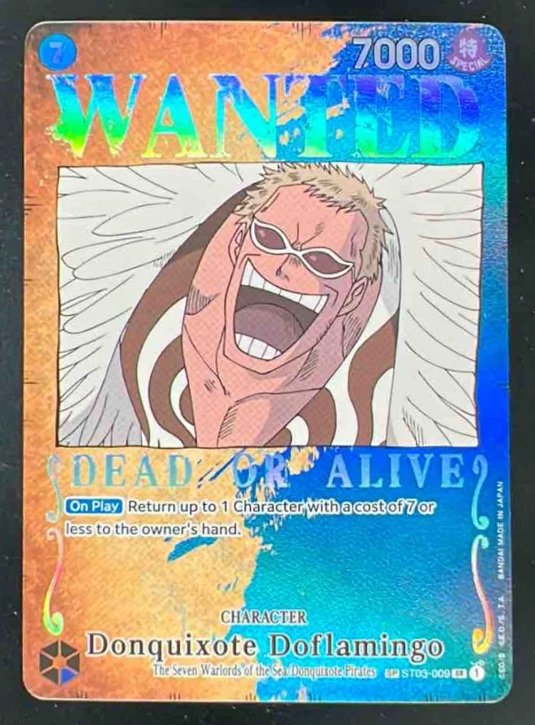 Donquixote Doflamingo Wanted Poster - Pillars of Strength OP03