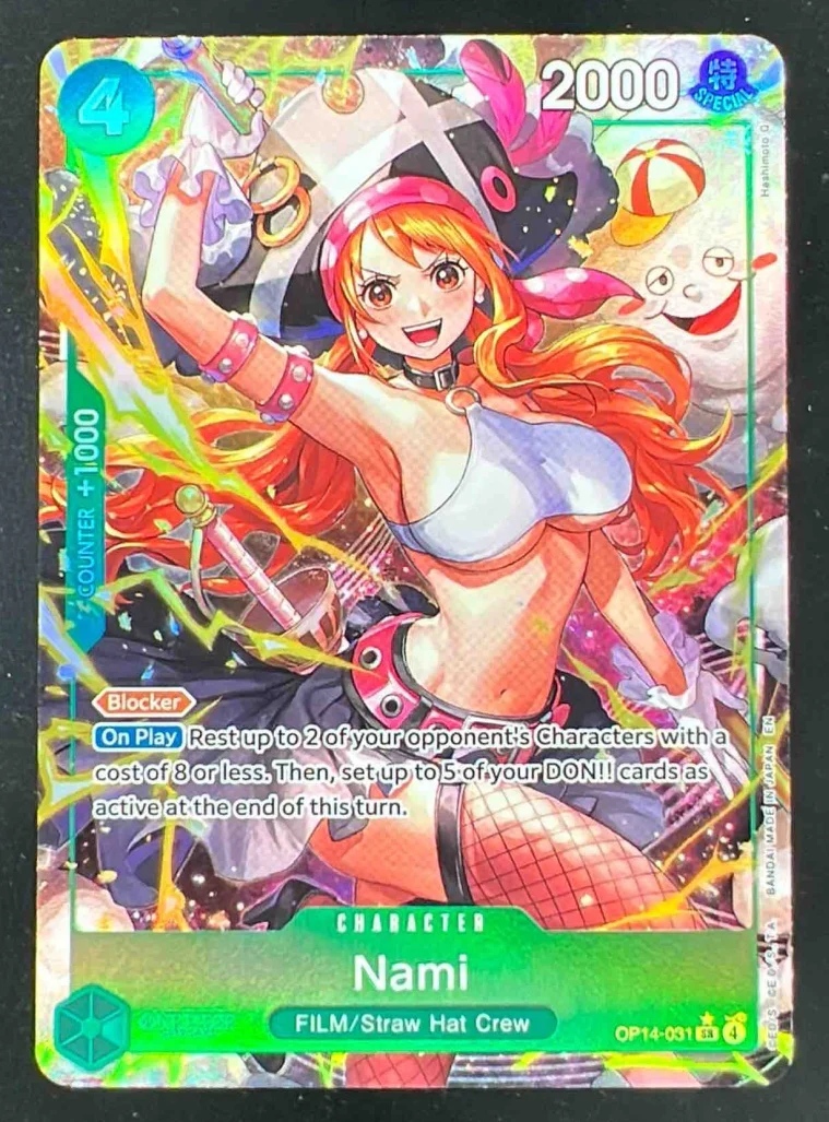 2026 One Piece OP14 EB04 EN Alternate Art #031 Nami
