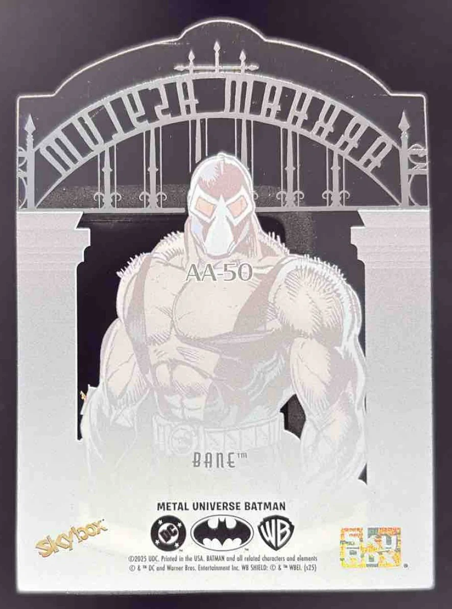 2025 Skybox Metal Universe Batman Arkham Asylum #AA-50 Bane - Image 2