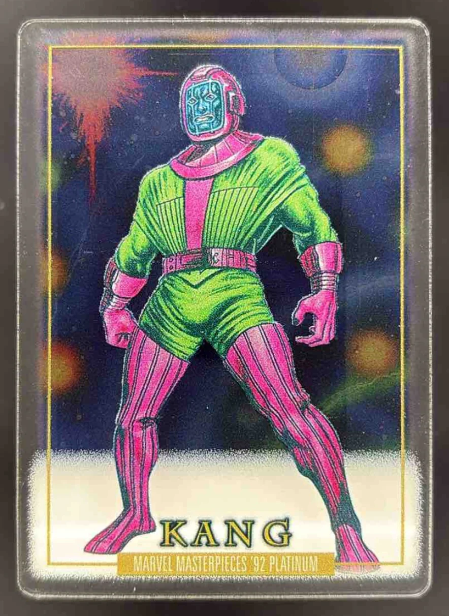 2024 Upper Deck Marvel Masterpieces '92 Platinum Plexi #44 Kang