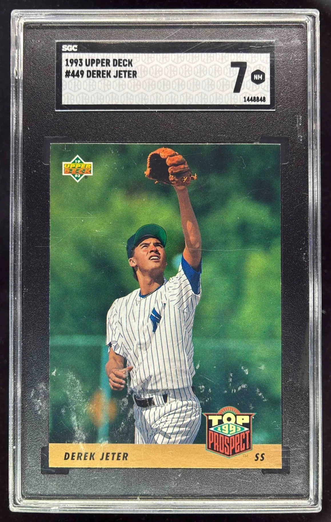 1993 Upper Deck #449 Derek Jeter RC SGC 7
