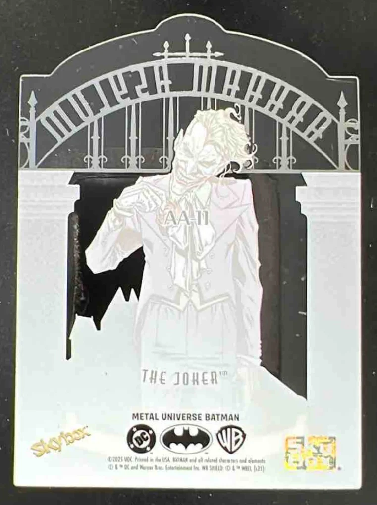 2025 Skybox Metal Universe Batman Arkham Asylum #AA-11 The Joker - Image 2