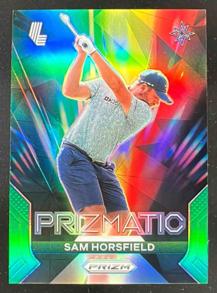 2024 Panini Prizm LIV Prizmatic Green Prizms #8 Sam Horsfield /18