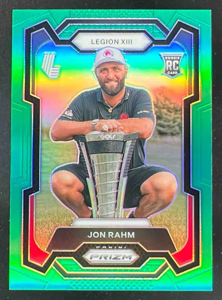 2024 Panini Prizm LIV Green Prizm #42 Jon Rahm /18