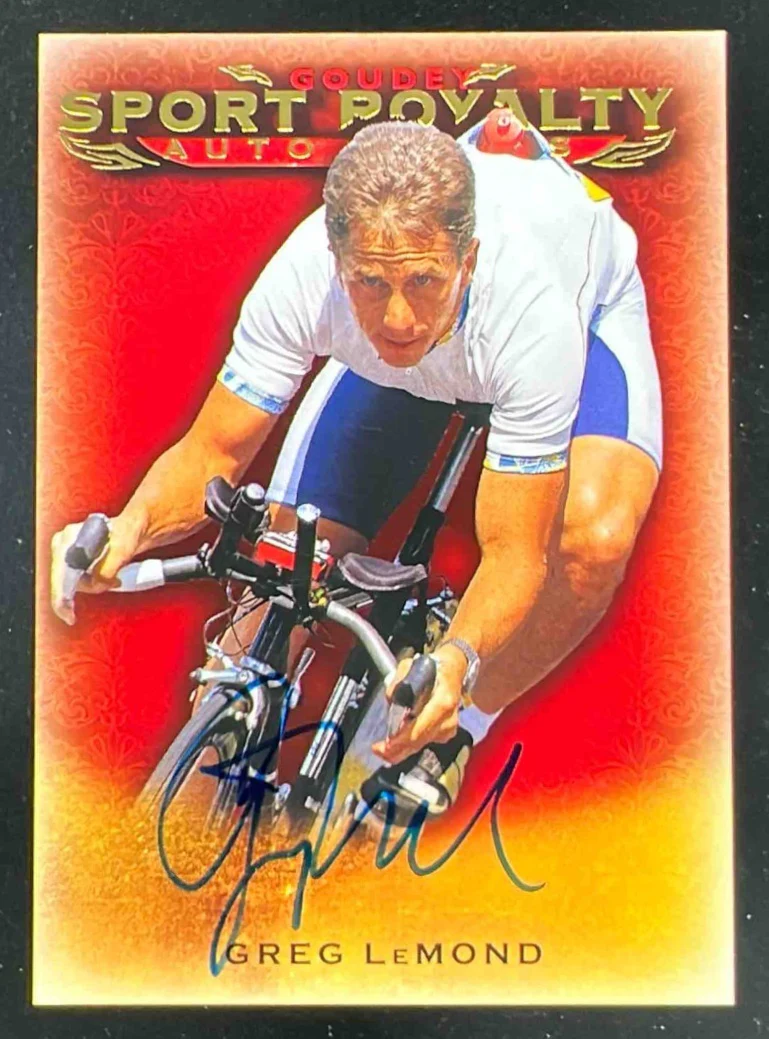 2025 Upper Deck Goodwin Champions Goudey Sport Royalty #SRA-GL Greg LeMond Auto