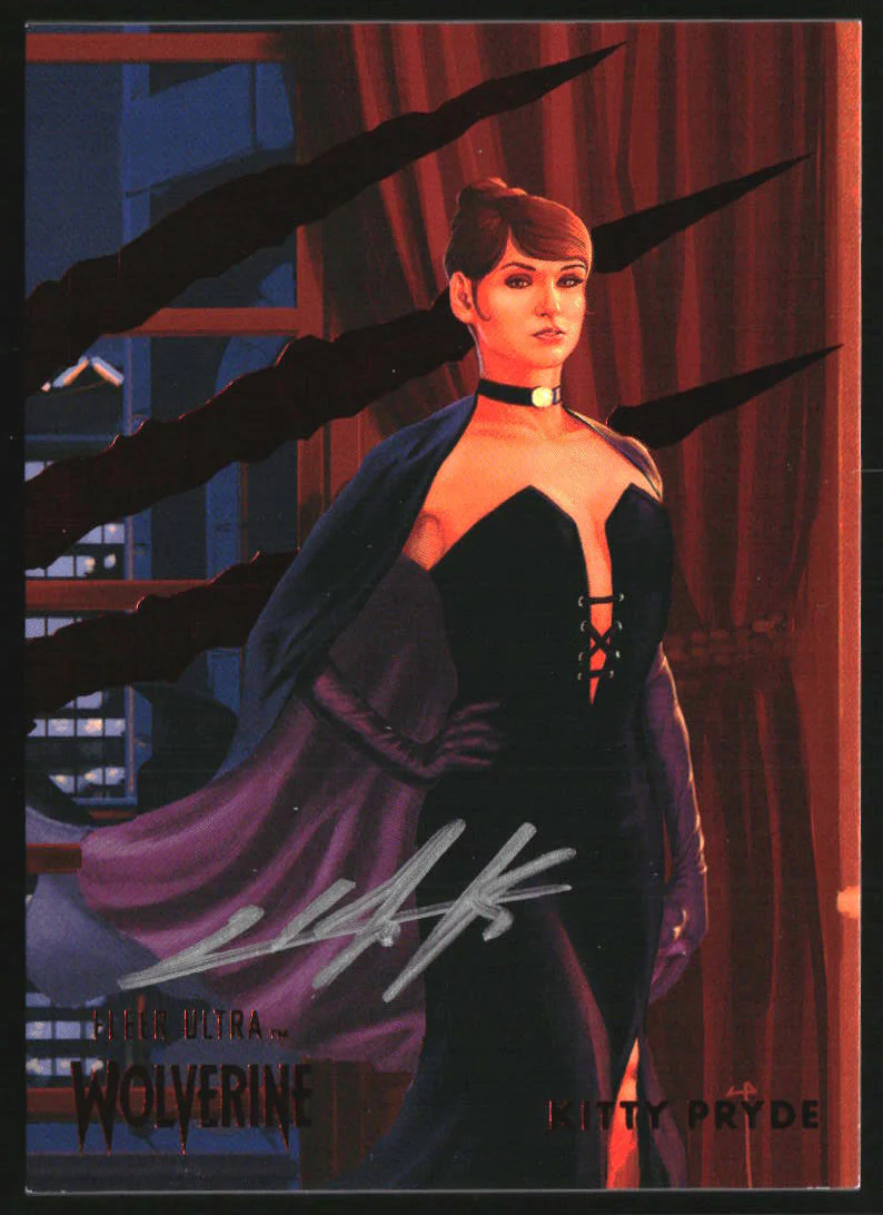 2022 Fleer Marvel Ultra Wolverine Red Foil #17 Kitty Pryde /74