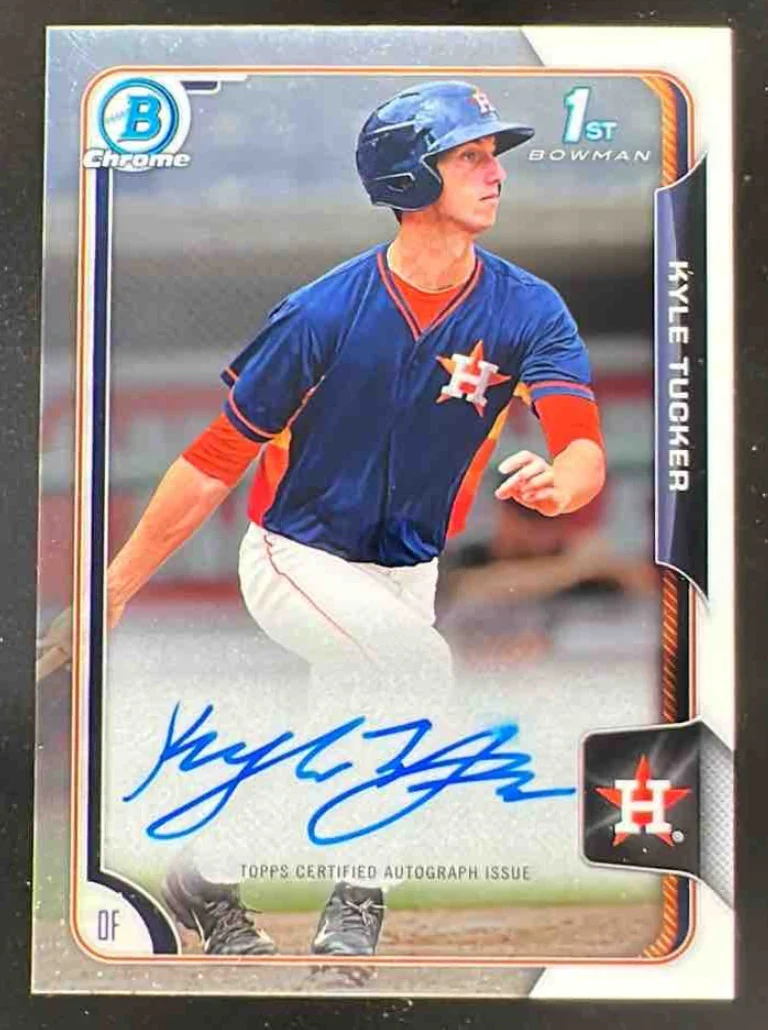 2015 Bowman Draft Chrome Pick Autographs #BCA-KT Kyle Tucker Autograph Auto