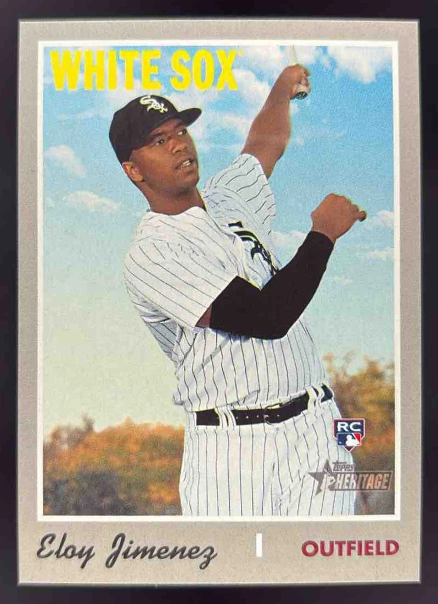 2019 Topps Heritage #516 Eloy Jimenez RC
