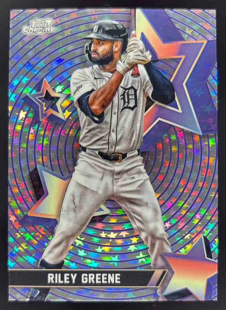 2025 Topps Cosmic Chrome Starfractor #SF-24 Riley Greene