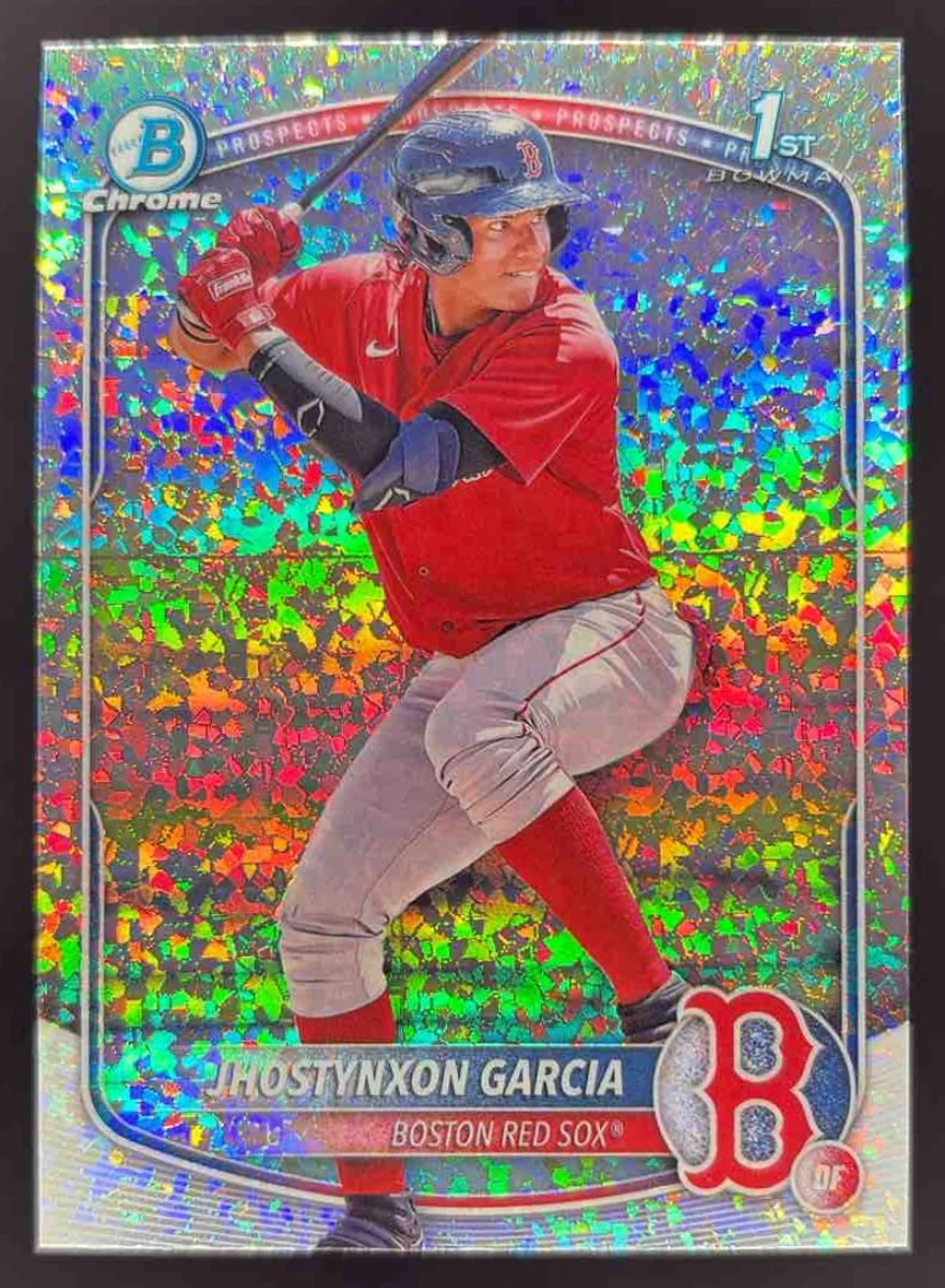2025 Bowman Chrome Mini Diamonds Refractor #BCP-43 Jhostynxon Garcia RC