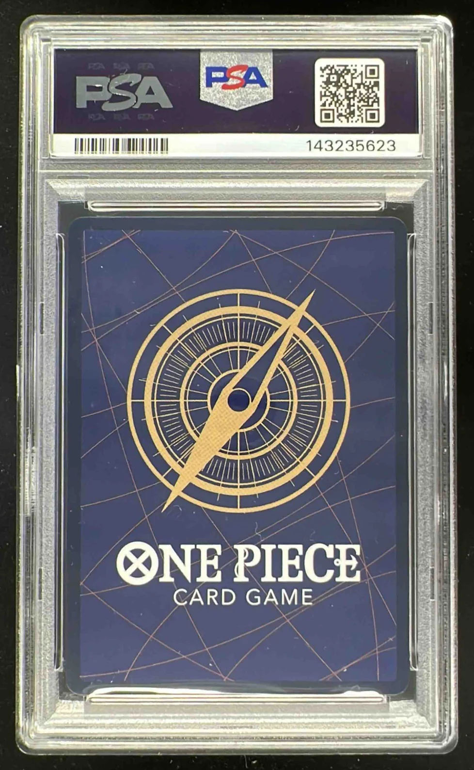2025 One Piece OP13 EN Treasure Rare #058 Monkey D Luffy PSA 10 - Image 2