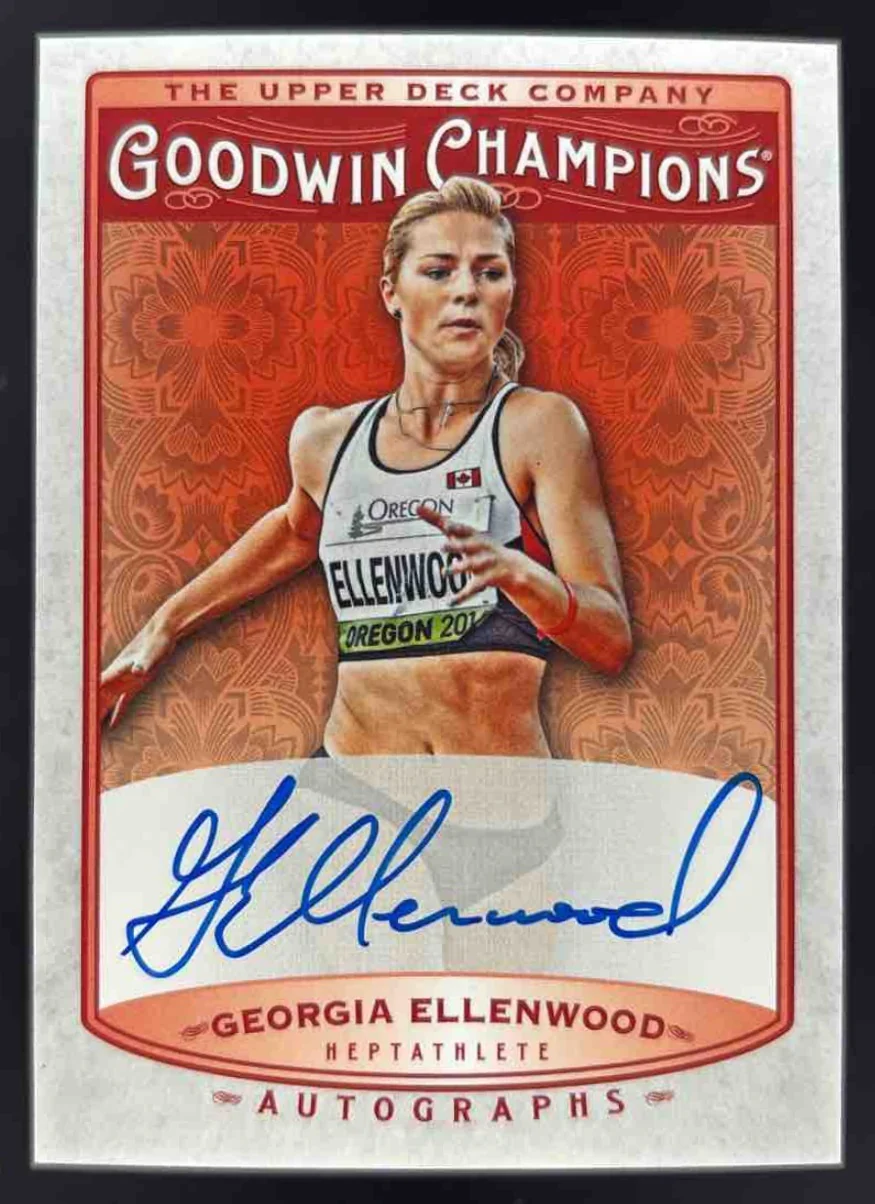 2019 Upper Deck Goodwin Champions Autographs #A-GE Georgia Ellenwood Auto