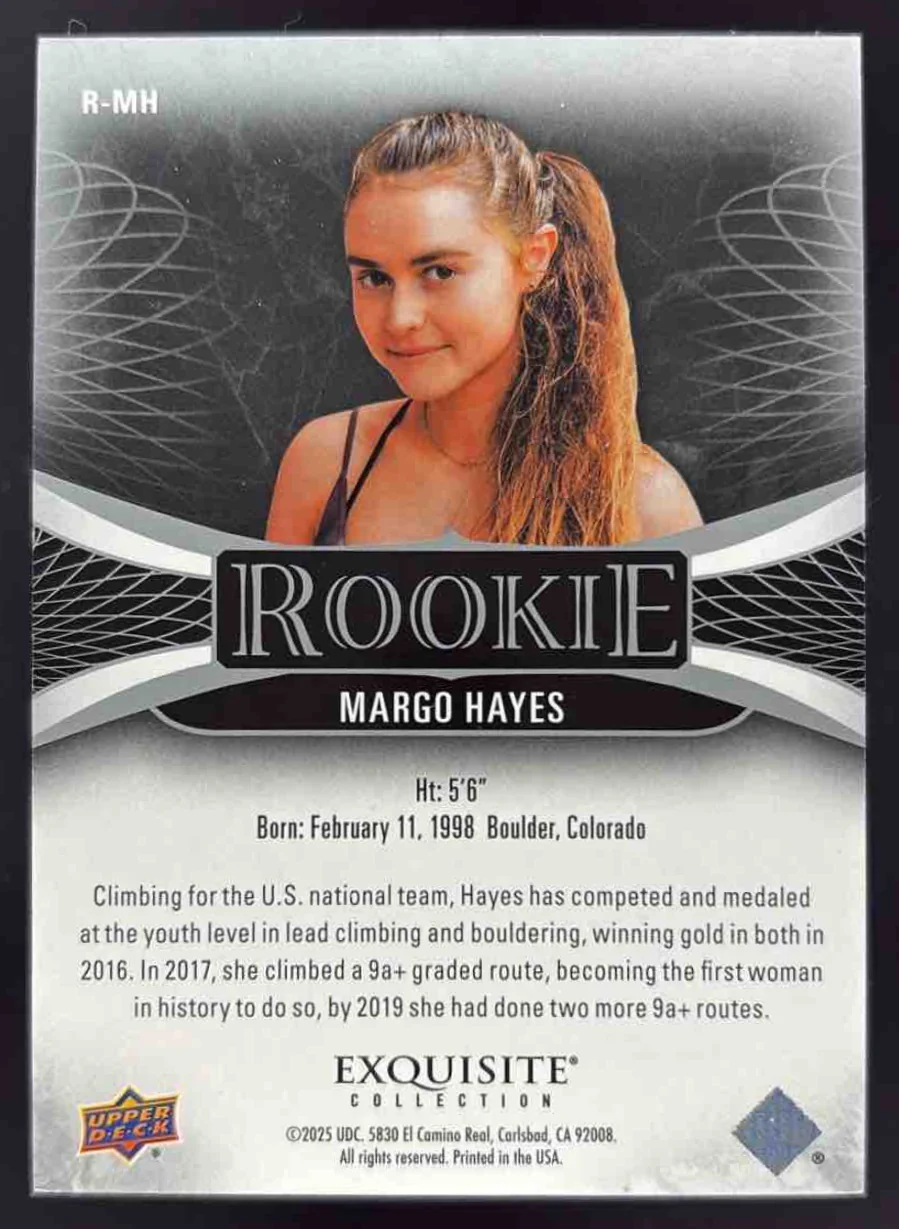 2025 Upper Deck Goodwin Champions Exquisite Collection Margo Hayes /149 - Image 2