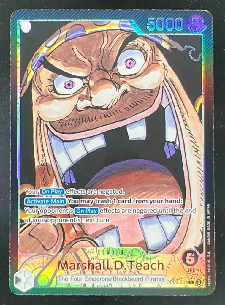 Marshall.D.Teach 081 Parallel - Emperors in the New World OP09